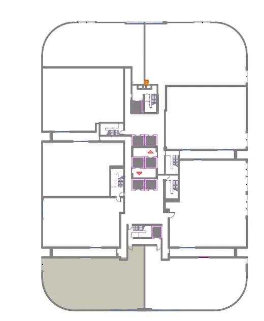 Key plan showing where residence SW-603 sits in the floor plate